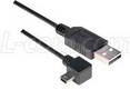 
L-com Debuts Right Angle USB Mini B5 and Micro B Cables
