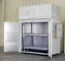 Electric Walk-In Oven operates up to 650°F.