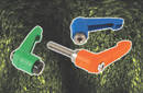 Clamping Adjustable Levers maneuver in small spaces.