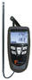 Thermo-Anemometer features 128 x 128 pixel backlit LCD.
