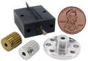 Micro Gearmotors weigh less than 0.6 oz.