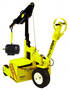 Battery-Powered Cart with Lifting Crane handles loads to 750 lb.