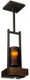 LED Pendant Lights feature solid American walnut wood base.