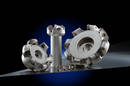 Face Mill Cutter accepts double-sided inserts.