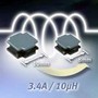 Inductors suit compact dc-dc converter choke coils.