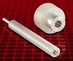 Label Guide Rollers are available custom molded.