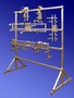 Storage Rack holds end-of-arm tooling.