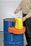 Filling Shelf lets user transfer fluids from storage drums.