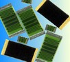 Chip Resistors have resistance values up to 10 Gig<font face='Symbol'>W</font>.