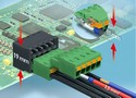 Wire Connector feautures push-in spring-cage technology.