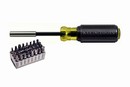 Magnetic Screwdriver comes with 32-piece tamperproof bit set.