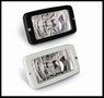 Halogen Flood Lamps have 55 W H3 bulb.