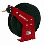 Hose Reel accommodates 65 ft of hose.