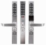 Pushbutton Locks can be installed on most aluminum doors.