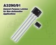 Hall-Effect Latches suit non-automotive applications.