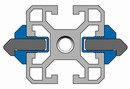 Clamp Extrusion requires no track drilling or fasteners.