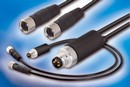 Patch Cord has 1 male and 2 female M8 connectors.