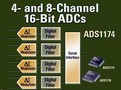 ADCs offer simultaneous-sampling for signal acquisition.