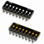 DIP Switch offers both extended and recessed actuators.