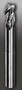 End Mills are suited for aluminum materials.