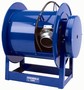 Exhaust Hose Reel features all welded A-frame construction.