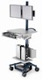 Compact Medical Cart has 150 lb capacity.