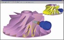 CAM Software facilitates turbine components machining.