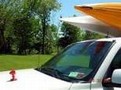 Magnetic Mirror helps drivers monitor roof-top cargo.