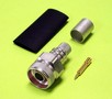 Male N-connector fits .400 in. diameter cables.