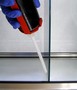 Structural Methacrylate Adhesive produces clear bond line.
