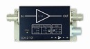 Amplifier has switchable high gain of 1,012 and 1,013 V/A.