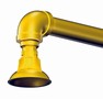 Emergency Drench Shower features built-in flow control.