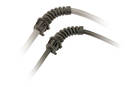 Strain Relief Bushings protect cables at panel entry points.