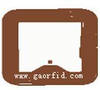 RFID Tag is made of opaque matte paper.