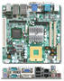 Mini-ITX Embedded System Boards utilize Intel mobile CPUs.