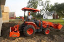 Tractor has lifting capacity of 2,200 lb.