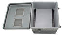 Weatherproof Enclosures protect communications equipment.