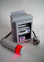 Gas Detector provides audio and visual alarms.