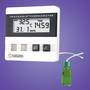 Thermometer displays current, min, and max temperatures.