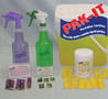 Cleaning Kits include pre-portioned cleaning concentrates.