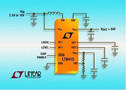 Boost Converter has integrated dual half-bridge switches.