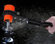 Mini Flashlight clips to handle of ratchet wrenches.