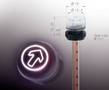 Nano Push Button measures 15.85 mm high and 15 mm dia.