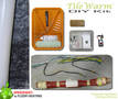 DIY Tile Floor Heating System is waterproof, GFCI-protected.