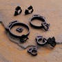 Nylon Hose Clamps withstand -40° to 302°F temperatures.