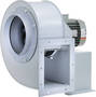 Blower features backward curved airfoil wheels.