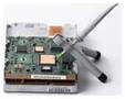 Oscilloscope Probe Positioners enable hands-free probing.