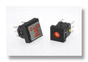 Illuminated Tact Switch offers multiple cap options.