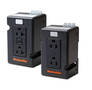 AC DIN Rail Receptacles are fully enclosed and touch safe.