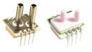 Low Pressure Sensor has metal tube and ceramic barbed ports.